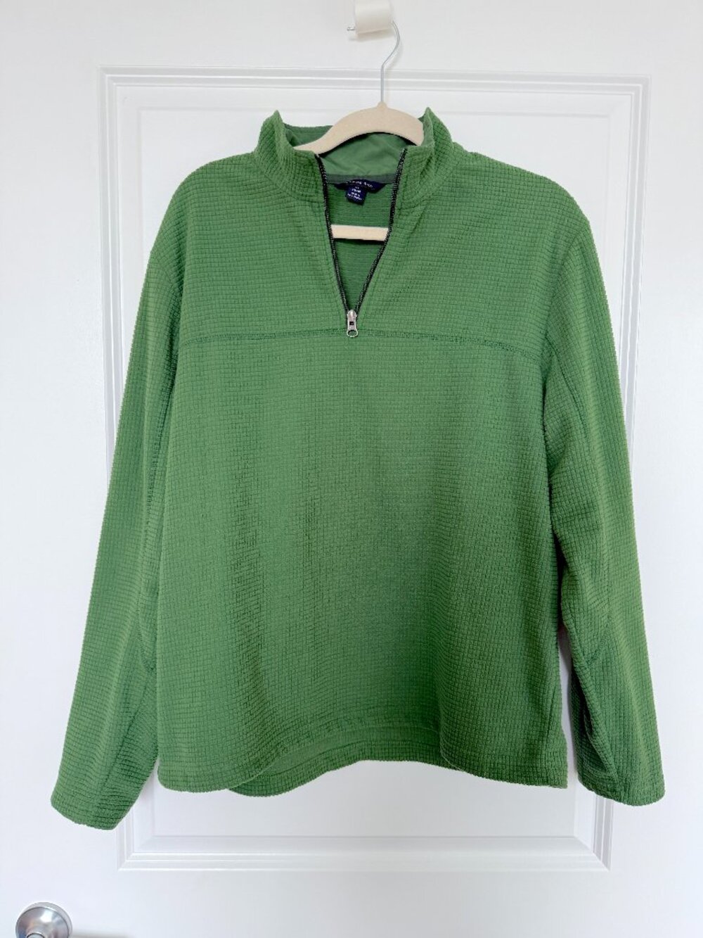 Vintage Lands' End Quarter Zip Fleece Base Layer - Size M 38-40